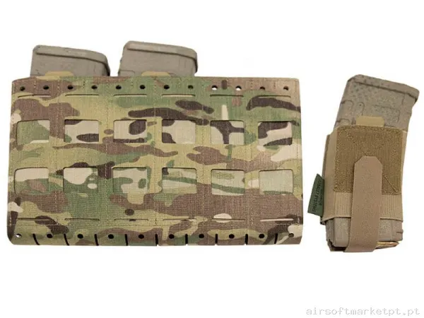 Pouch Magazine Pouch Triple M4 Warrior Assault Laser Cut Kangaroo Pouch Insert multicam — Coletes & Rigs — Airsoft Market PT