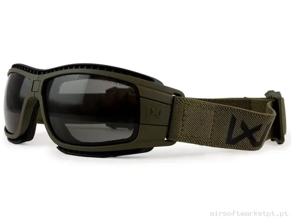 Óculos Wiley X Lynx 2 Lentes (Fumê/Transparente) verde od — Proteção Ocular & Facial — Airsoft Market PT