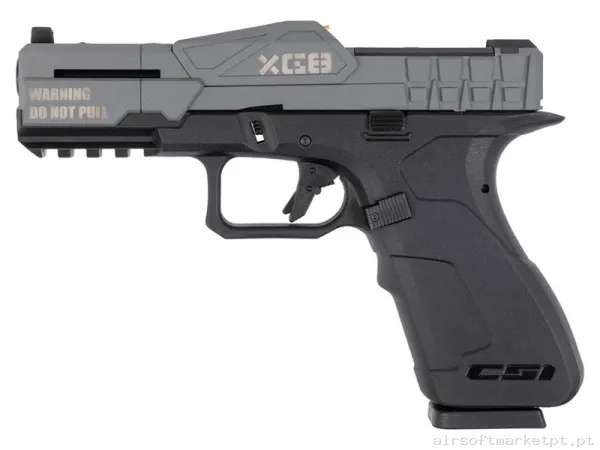 Réplica GBB Pistola G17 Poseidon Xg8-Pg negra/Gris — Pistolas — Airsoft Market PT