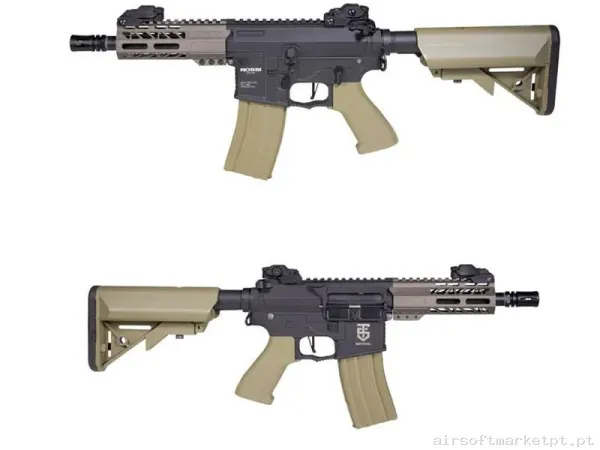 ROSSI M4 SENTINEL OMEGA CON GATILLO ELECTRÓNICO NEGRA/TAN — Rifles de Assalto (AR/M4/AK) — Airsoft Market PT