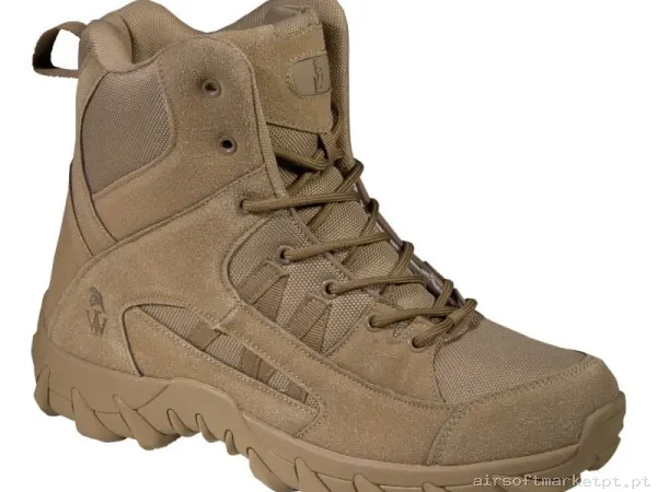 Bota Immortal Warrior Zeta 6” Coyote Caña Media - 40 — Calçado — Airsoft Market PT