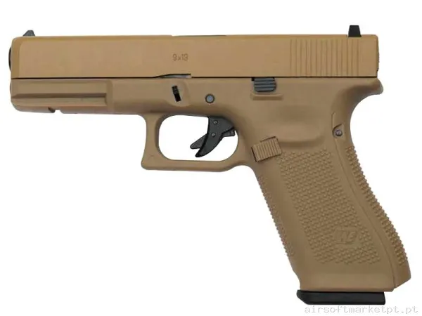 Réplica GBB Pistola G17 WE Gen 5 tan — Pistolas — Airsoft Market PT