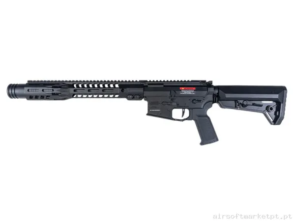Réplica airsoft AEG M4 Lancer Tactical Lt Slr Rifleworks Sd13 Gen.4 preta (Gate Aster) — Rifles de Assalto (AR/M4/AK) — Airsoft Market PT
