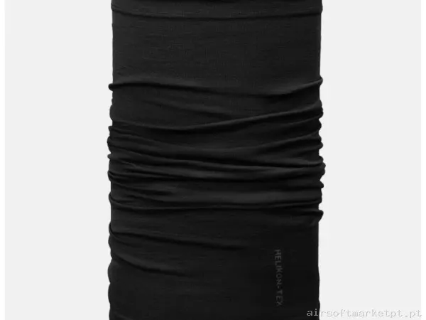 Braga Táctica Helikon-Tex Wrap Merino negra — Proteção Ocular & Facial — Airsoft Market PT