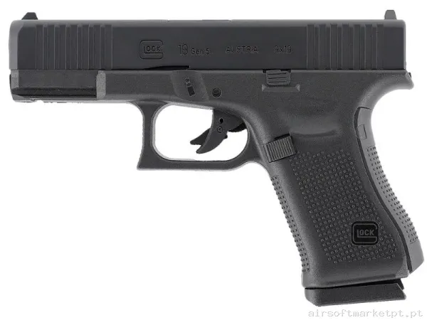 Airgun CO2 4.5mm Pistola Umarex Glock 19 Gen 5 negra — Pistolas — Airsoft Market PT