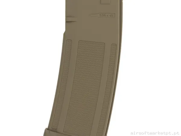 Magazine Réplica Midcap M4 Saigo Polímero 130 Bbs Tan — Carregadores / Magazines — Airsoft Market PT