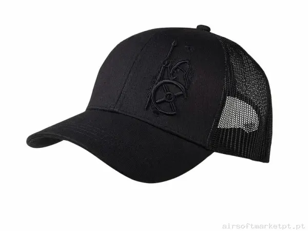 GORRA WARRIOR RAGNAR AJUSTABLE NEGRO — Proteção Ocular & Facial — Airsoft Market PT