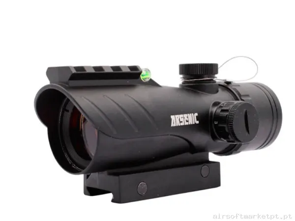 Visor Red Dot Arsenic Argon 1X30 V3 AS30H con nivel negro — Miras & Ópticas — Airsoft Market PT