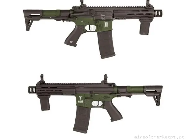 REPLICA BUSHIDO REI OD CON GATILLO ELÉCTRONICO MEJORADA - SAIGO DEFENSE — Rifles de Assalto (AR/M4/AK) — Airsoft Market PT