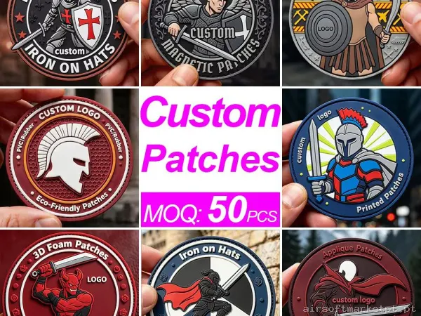 CUSTOM AIRSOFT PATCHES – MADE FOR YOUR SQUAD — Vestuário (Fardas) — Airsoft Market PT