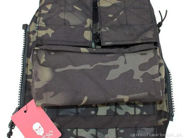 BACK PANEL CORSO BUCCANNER MK1 MULTICAM BLACK — Coletes & Rigs — Airsoft Market PT