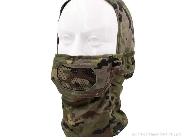 Verdugo Máscara Metálica Corso MK2 Pixelado Boscoso — Proteção Ocular & Facial — Airsoft Market PT