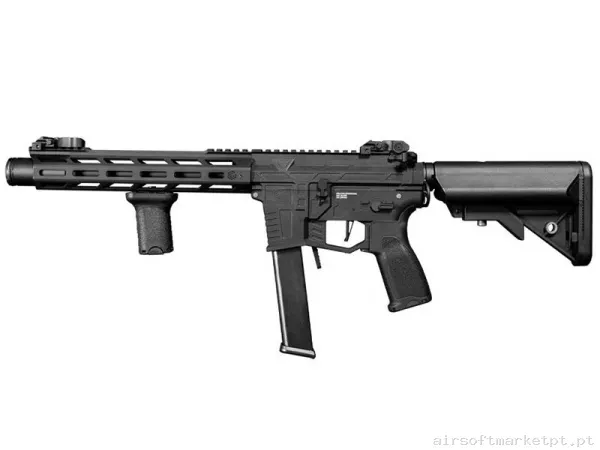 Réplica airsoft AEG M4 Evolution Reaper M Emr a Carbontech Ets II negra — Rifles de Assalto (AR/M4/AK) — Airsoft Market PT