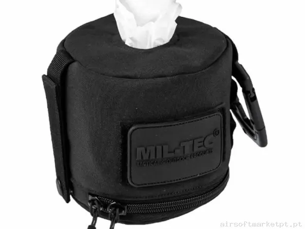 Pouch Multiusos Mil-Tec MOLLE Case de tecido negro — Coletes & Rigs — Airsoft Market PT