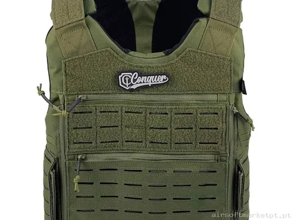 Colete Bac Conquer verde od — Coletes & Rigs — Airsoft Market PT