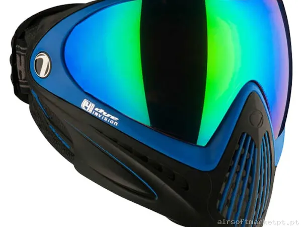 Máscara Dye I4 Pro Thermal Goggle Seatec Preto Azul — Proteção Ocular & Facial — Airsoft Market PT