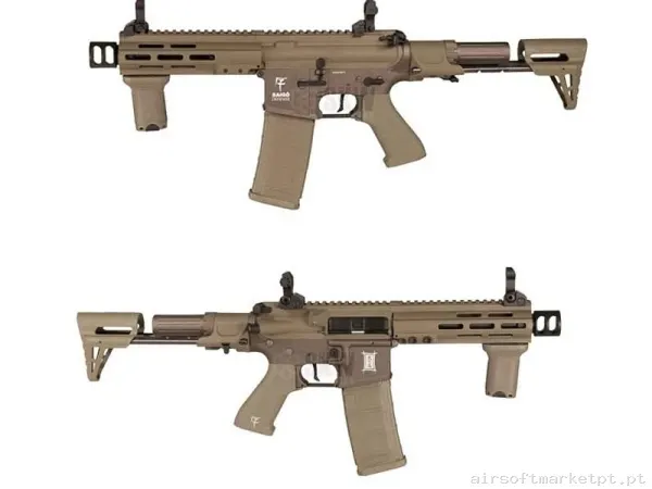 REPLICA BUSHIDO REI TAN CON GATILLO ELÉCTRONICO MEJORADA - SAIGO DEFENSE — Rifles de Assalto (AR/M4/AK) — Airsoft Market PT