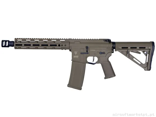 Réplica AEG M4 Saigo Kenji Kensei Long tan — Rifles de Assalto (AR/M4/AK) — Airsoft Market PT