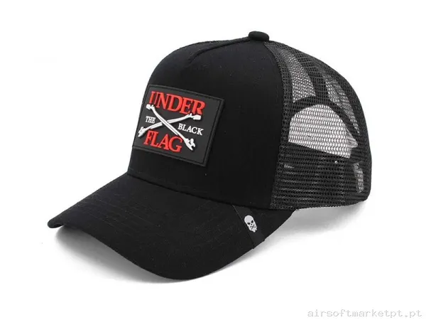 Gorra ajustable Rejilla Corso Under de Flag - Negra — Proteção Ocular & Facial — Airsoft Market PT