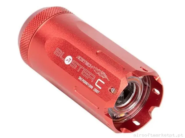 Externo Supressor Trazador Acetech Blaster C vermelho (Simulador de Fogonazo) — Acessórios & Componentes — Airsoft Market PT