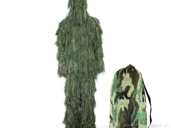 Ghillie 4 piezas - Woodland — Vestuário (Fardas) — Airsoft Market PT