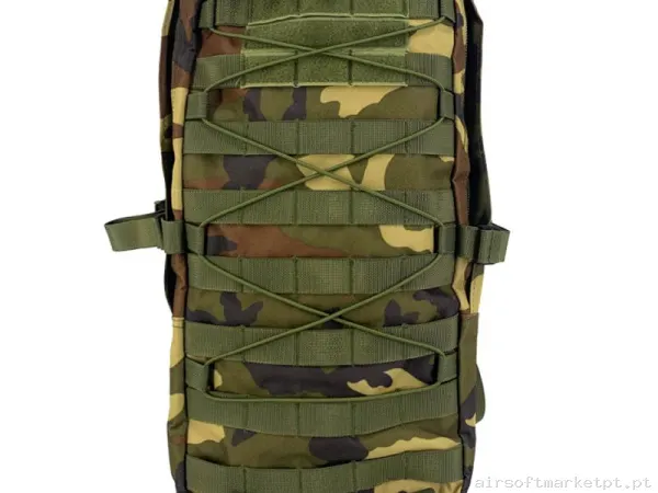 Mochila Tática MOLLE Sixmm Ads Backpack 30-35L Woodland — Sacos & Mochilas — Airsoft Market PT