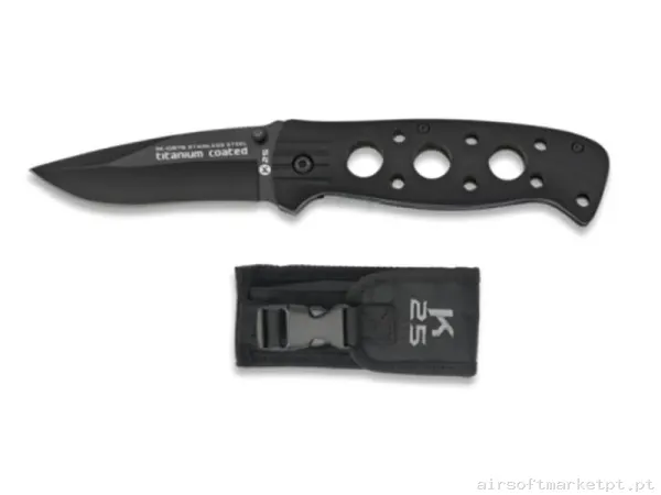 NAVAJA K25 CON FUNDA PUÑO ABS 9 CMS — Ferramentas — Airsoft Market PT