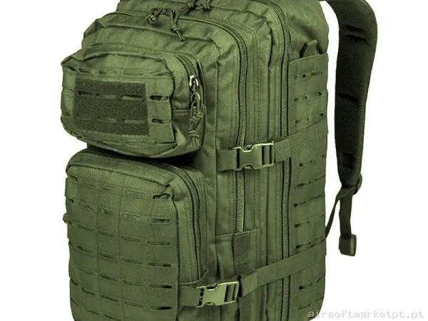 Mochila Tática MOLLE Corte a Laser Mil-Tec Assault Backpack Lg 36l verde od — Sacos & Mochilas — Airsoft Market PT