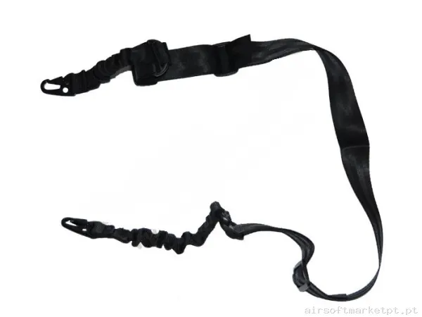 Correa Tática 2 Pontos Combat Zone negra — Gear Táctico — Airsoft Market PT