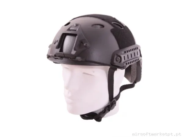 Capacete Fast PJ Emerson Preto — Capacetes — Airsoft Market PT