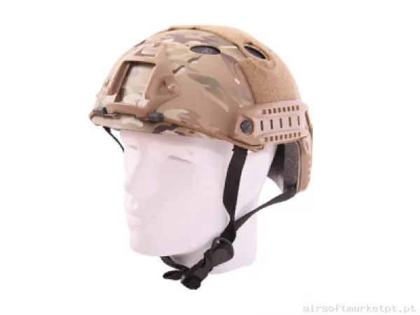 Capacete Fast PJ Emerson Multicam — Capacetes — Airsoft Market PT