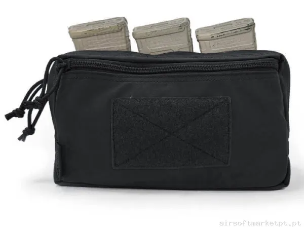 Pouch Magazine Pouch Triplo M4 Warrior Assault Snap Mag Utility preto — Coletes & Rigs — Airsoft Market PT