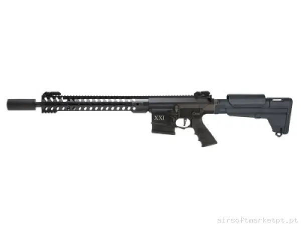 DMR Rapax XXI M.8 M.9 Secutor No Preto — Rifles de Assalto (AR/M4/AK) — Airsoft Market PT
