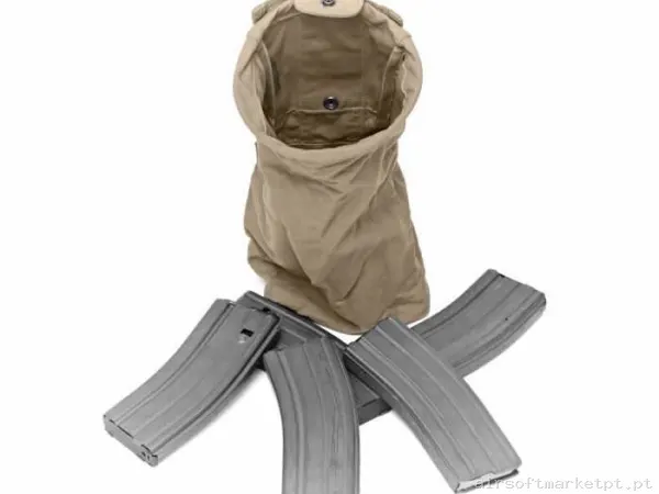 Pouch Bolsa Descarga Enrollable Warrior Assault Slimline Folding Dump Pouch coyote tan — Coletes & Rigs — Airsoft Market PT