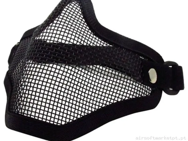 Máscara Proteção Malha Oem Starker II preta — Proteção Ocular & Facial — Airsoft Market PT