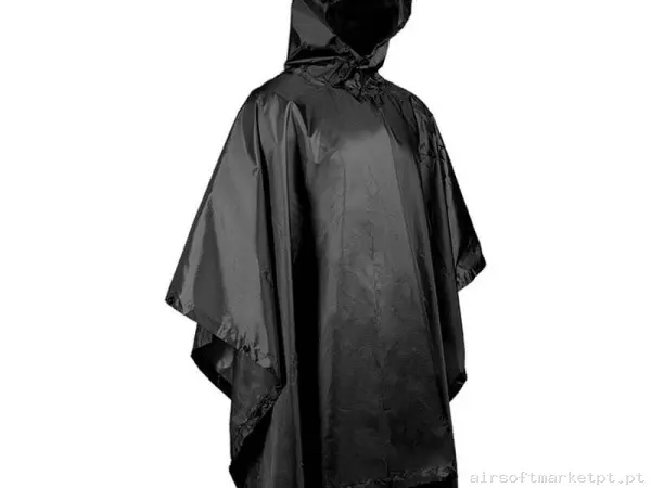Poncho Impermeável Mil-Tec Basic Pe R/S negro — Vestuário (Fardas) — Airsoft Market PT