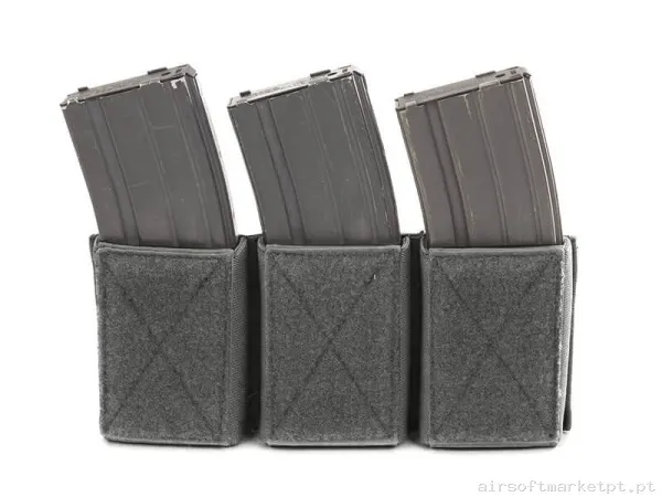 Pouch Magazine Pouch Triple M4 Warrior Assault Velcro Ranger Green — Coletes & Rigs — Airsoft Market PT