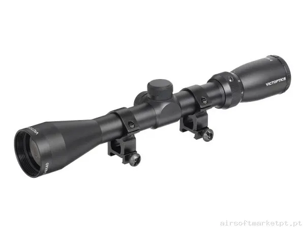 Mira Visor Pac 3-9x40 Victoptics Negro — Miras & Ópticas — Airsoft Market PT