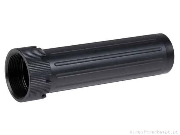 Externo Extensor Tubo Coronha PDW Saigo Ronin negro — Acessórios & Componentes — Airsoft Market PT