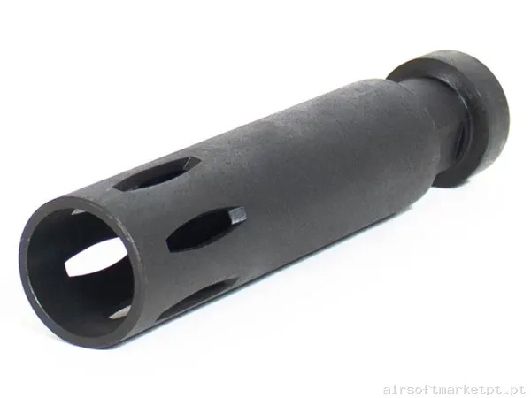 Externo Quebra-chamas Evolution CNC Steel Xm177 Flash Hider negra — Acessórios & Componentes — Airsoft Market PT