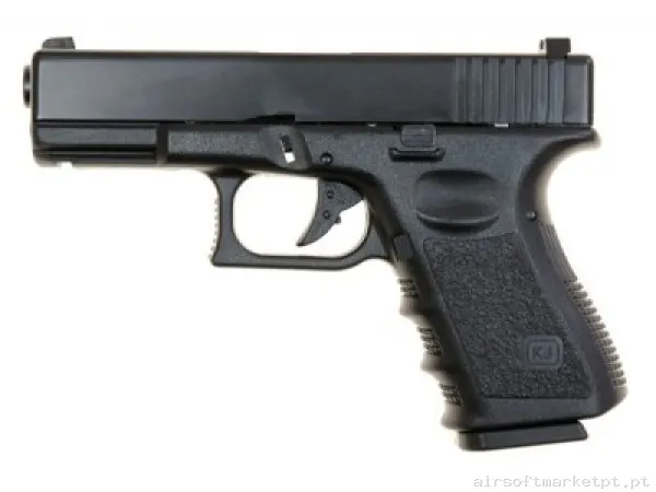 Glock 23 KP-23 Metal Slide Kjw Preto — Pistolas — Airsoft Market PT