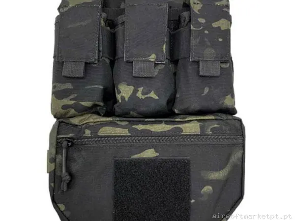 Back Panel Sixmm S1 Estilo multicam Black — Coletes & Rigs — Airsoft Market PT