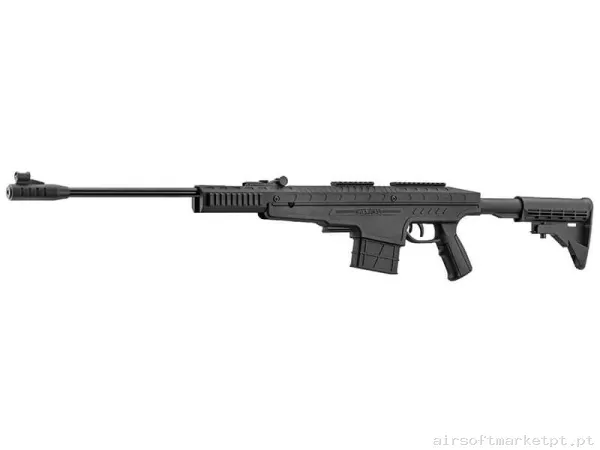 Airgun Gas Pistão 4.5mm Carabina BO Manufacture Pendleton negra — Rifles de Assalto (AR/M4/AK) — Airsoft Market PT