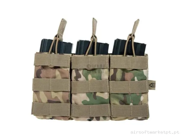 Pouch M4 Molle Triple Delta Tactics - Multicam — Coletes & Rigs — Airsoft Market PT