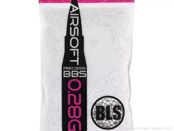 BBs 0.28g Bls Precisão Munição 1kg Brancas — Munição (BBs) — Airsoft Market PT