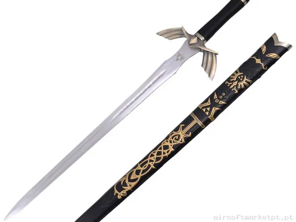 Espada Ornamental Estilo the Legend of Zelda ZS585-2BK preta — Ferramentas — Airsoft Market PT