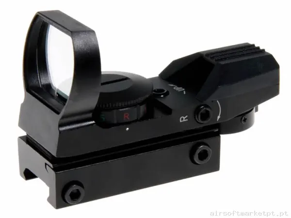 Mira Ponto vermelho Reflex Duel Code Samurai negro — Miras & Ópticas — Airsoft Market PT