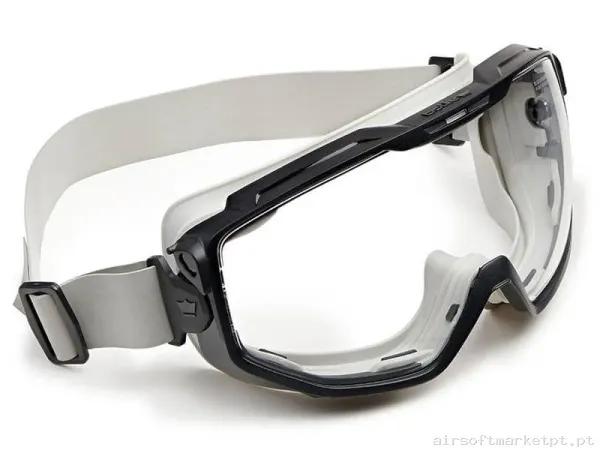 Óculos de Tela Bolle Universal Pc 13w Transparentes preto/branco — Proteção Ocular & Facial — Airsoft Market PT