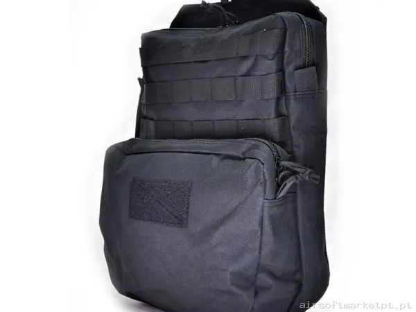 Mochila hidratación Molle MBSS negra — Coletes & Rigs — Airsoft Market PT