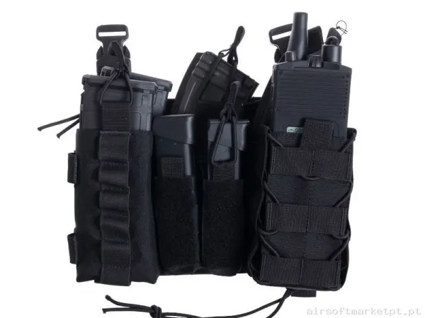 PANEL ASALTO FORCE MK1 DELTA TACTICS NEGRO — Coletes & Rigs — Airsoft Market PT